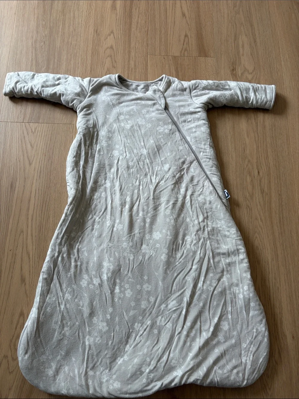 Gunamuna Floral Sleep Sack Pajamas - Soft Long Sleeve 1.0 TOG